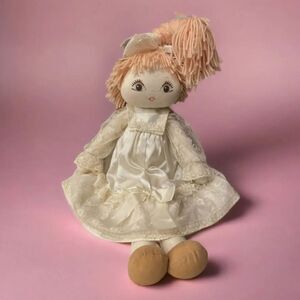 Rag Doll Cloth Commonwealth Ivory Handmade